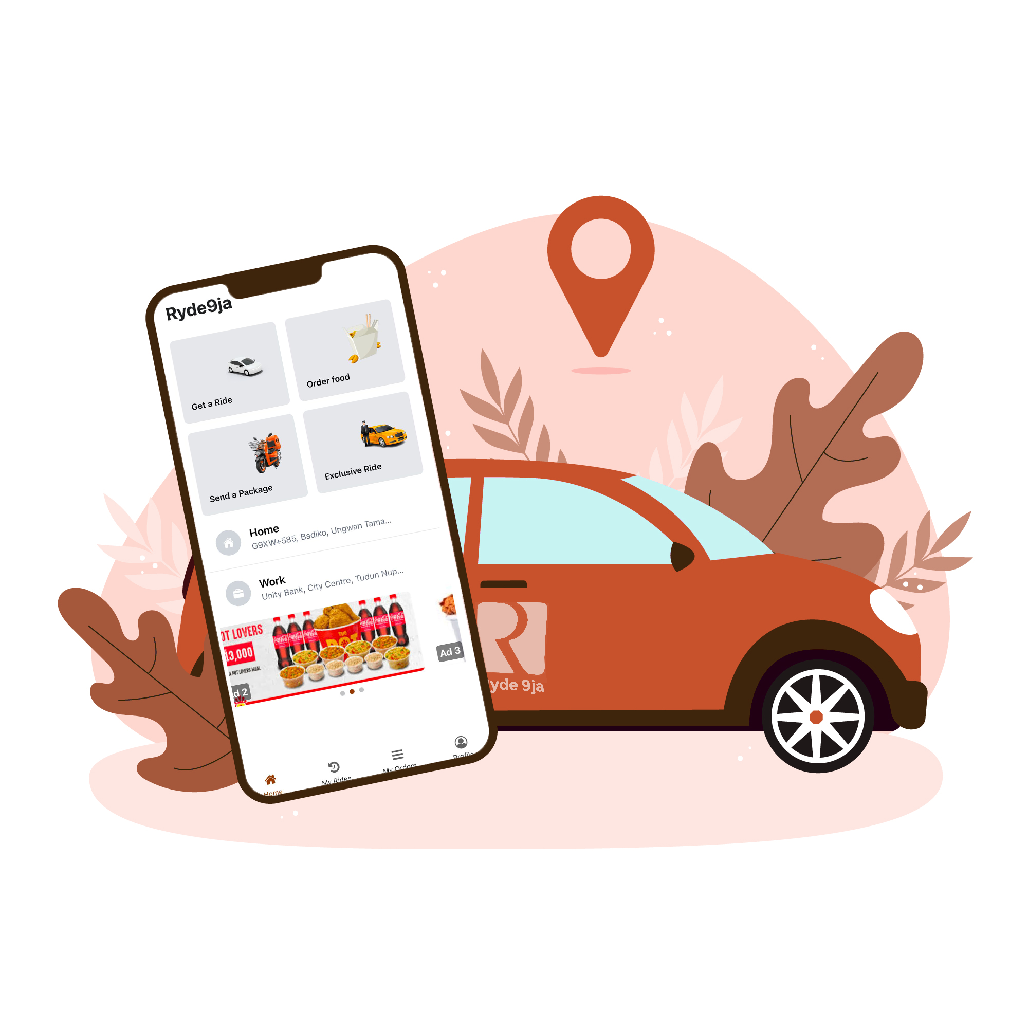 Ryde9ja App